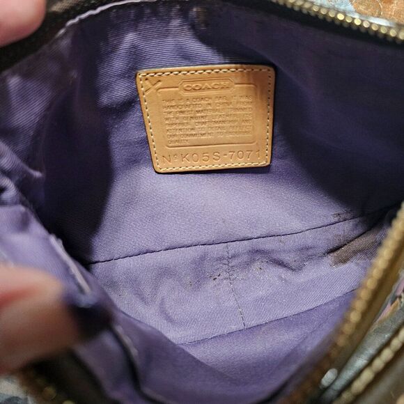 2005 Vintage y2k Coach Holiday Demi Shoulder Bag - Picture 3 of 4